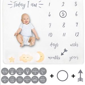 Baby Milestone Blanket Photo prop